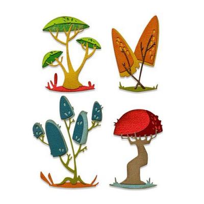 Sizzix Thinlits Die Set - Funky Toadstools